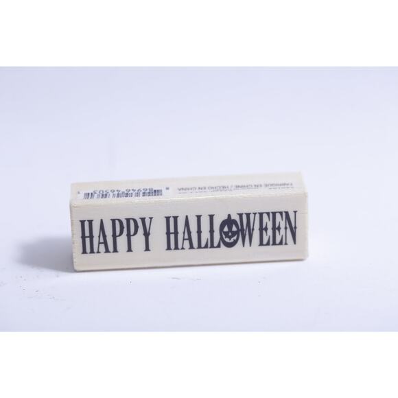 Happy Halloween, Message Stamp, Funny Letters, Greetings - Picture 1 of 3
